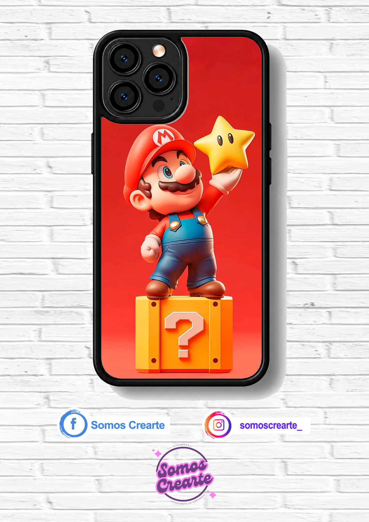 Carcasa Super Mario · Diseño 735