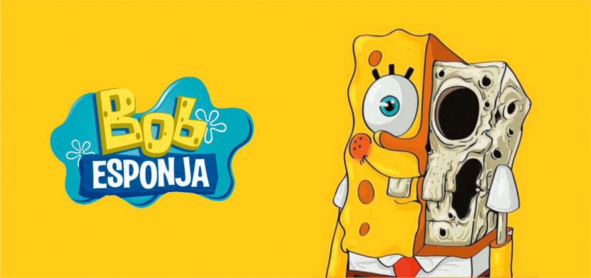 Taza Bob Esponja + Caja Temática · Diseño 482