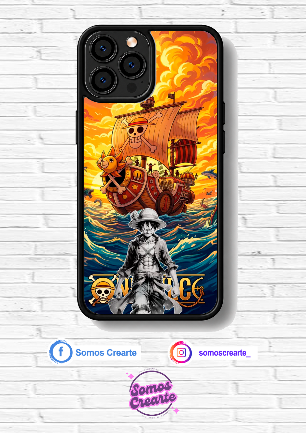 Carcasa One Piece · Diseño 649