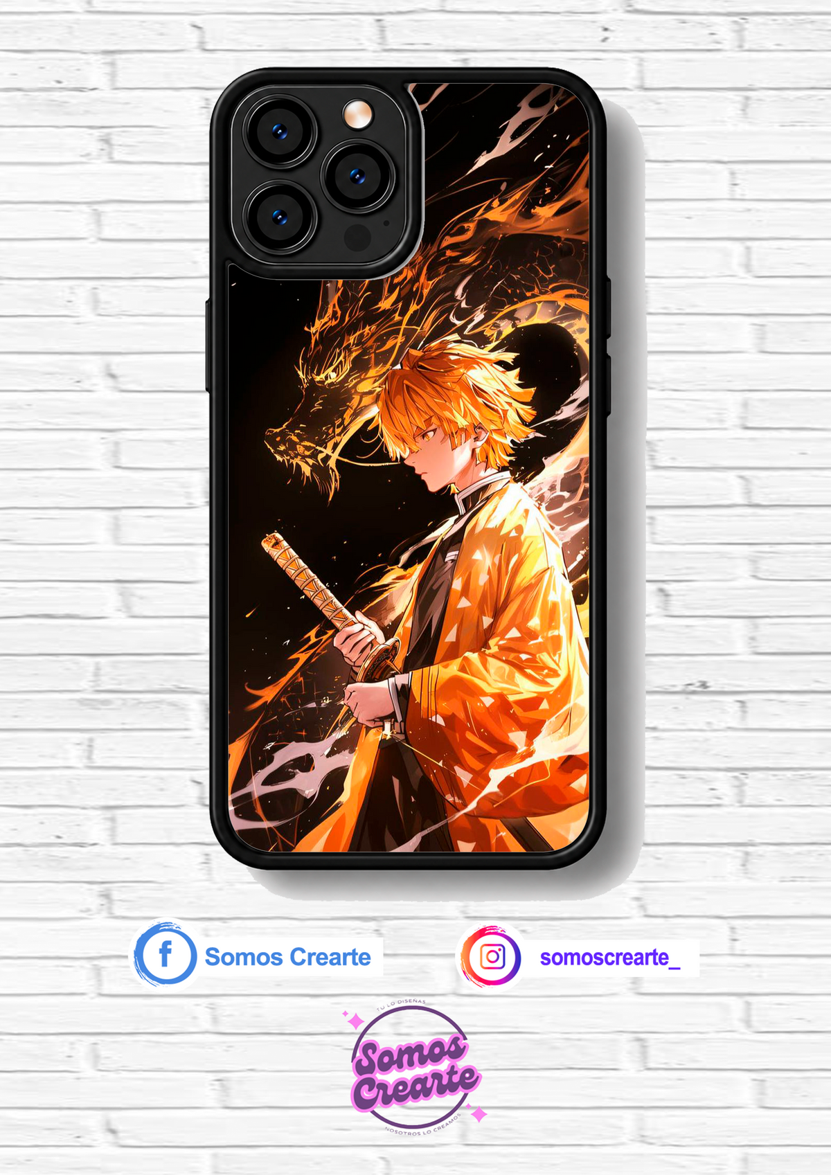 Carcasa Demon Slayer · Diseño 578