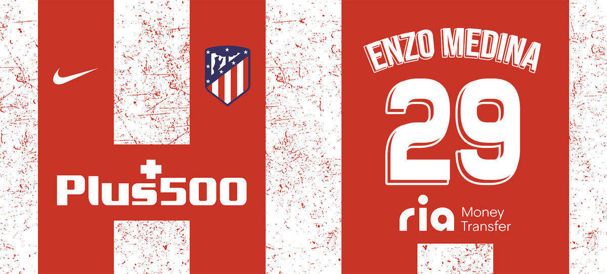 Taza Atletico Madrid + Caja Temática · Diseño 418
