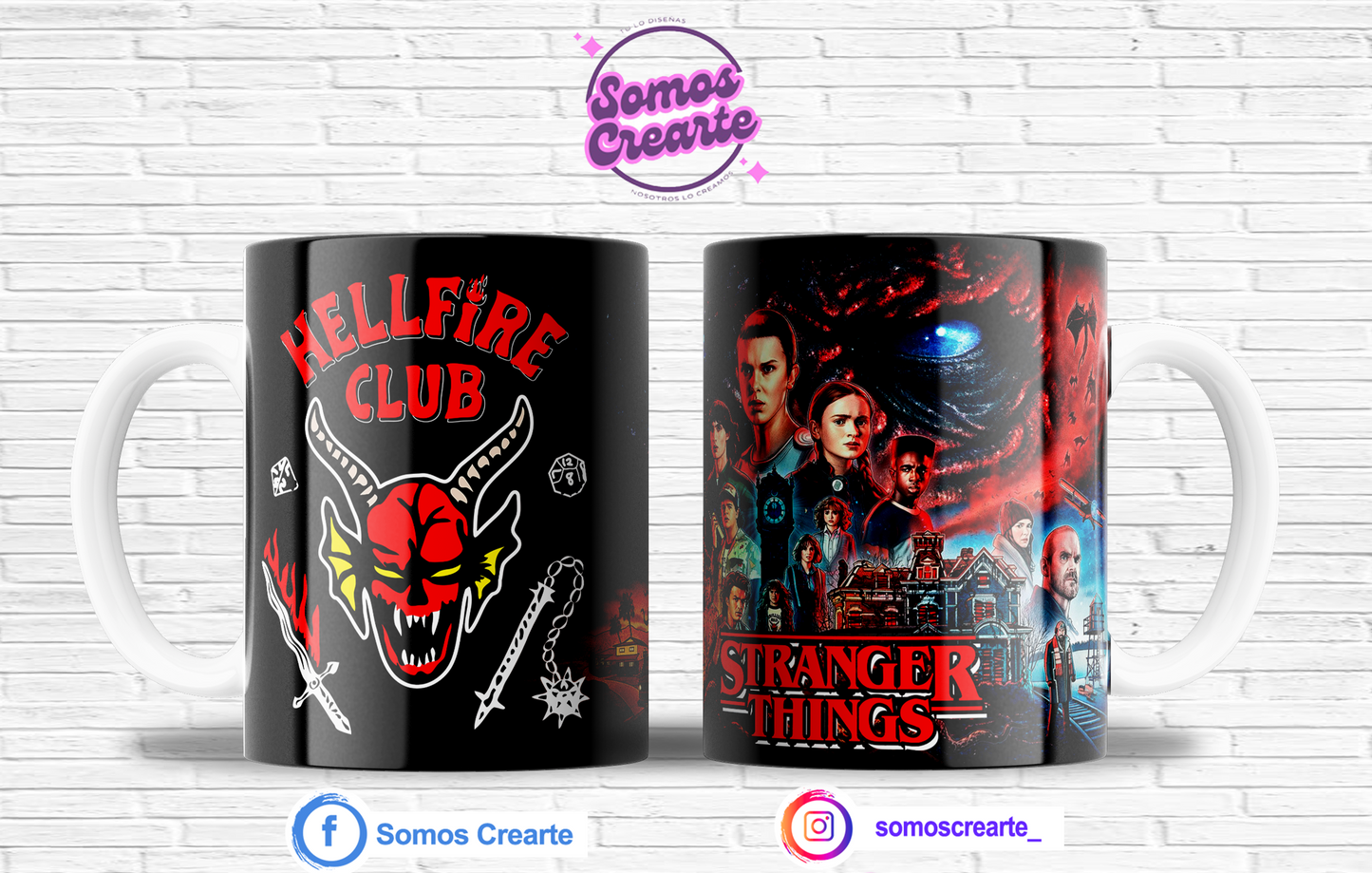 Taza Stranger Things con caja temática , Código 282