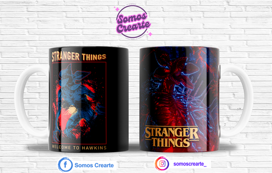Taza Stranger Things + Caja Temática · Diseño 285