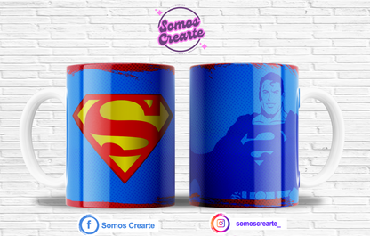 Taza Superman + Caja Temática · Diseño 274