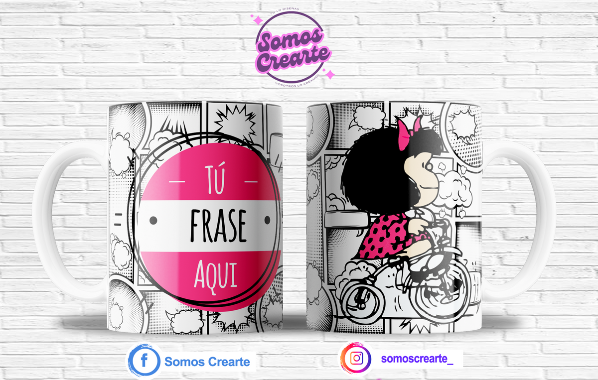 Taza Mafalda + Caja Temática · Diseño 357