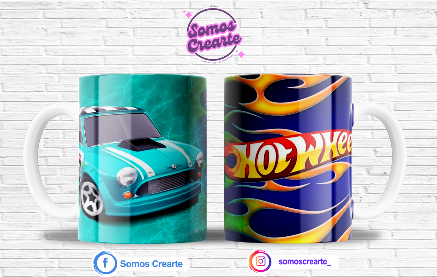 Taza Hot Wheels con caja temática , Código 241