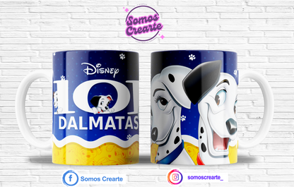 Taza 101 dalmatas + Caja Temática · Diseño 535