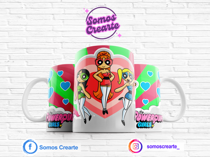 Taza Chicas Super Poderosas + Caja Temática · Diseño 454