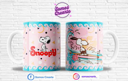 Taza Snoopy + Caja Temática · Diseño 077