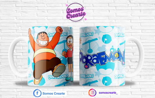 Taza Doraemon + Caja Temática · Diseño 438