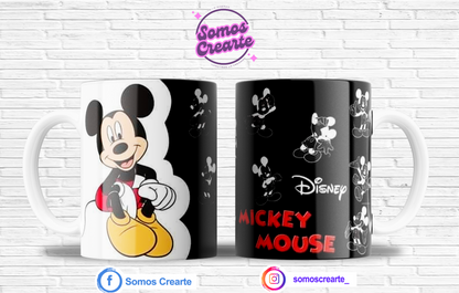 Taza Mickey Mouse + Caja Temática · Diseño 347