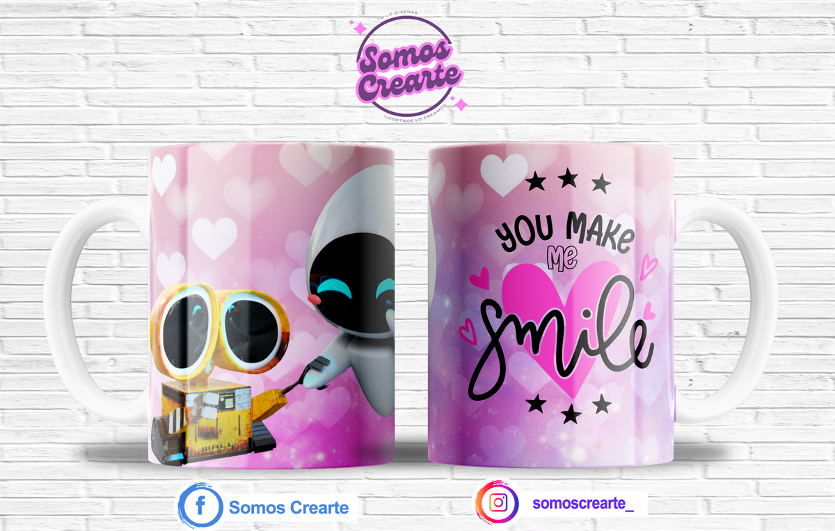 Taza Disney Amor + Caja Temática · Diseño 516