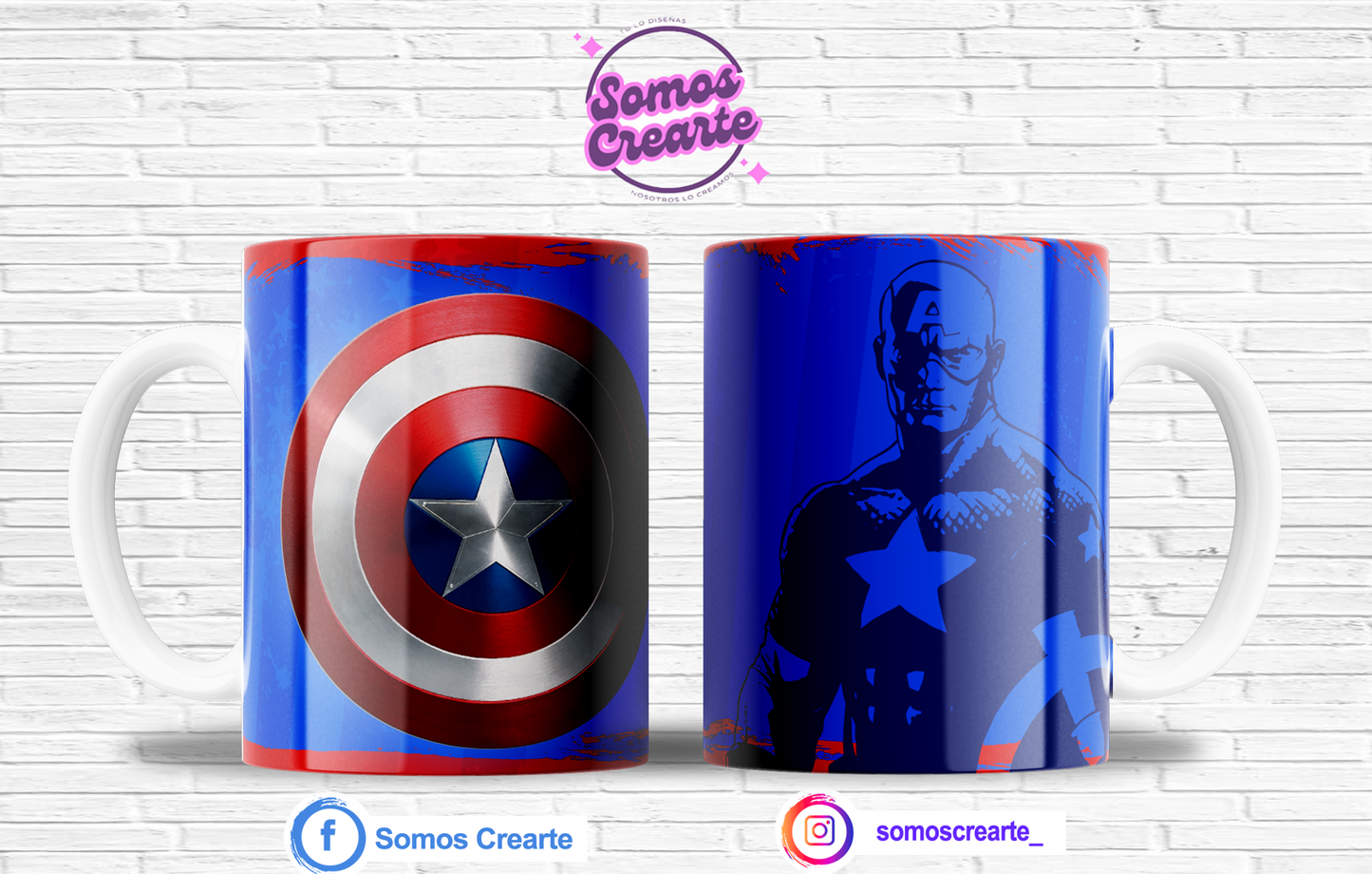 Taza Cápitan América con caja temática , Código 279