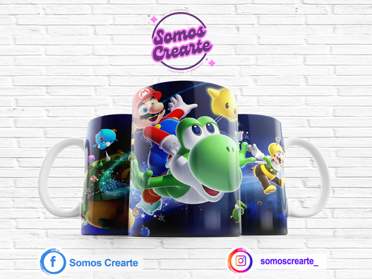 Taza Super Mario Bros + Caja Temática · Diseño 169