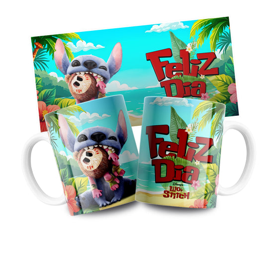 Taza Lilo & Stitch + Caja Temática · Diseño 358