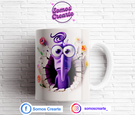 Taza Intensamente Miedo + Caja Temática · Diseño 376