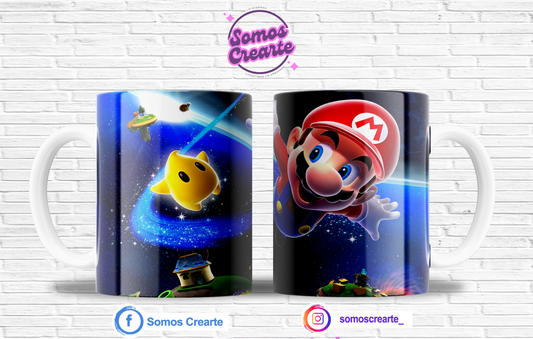 Taza Super Mario Bros + Caja Temática · Diseño 170