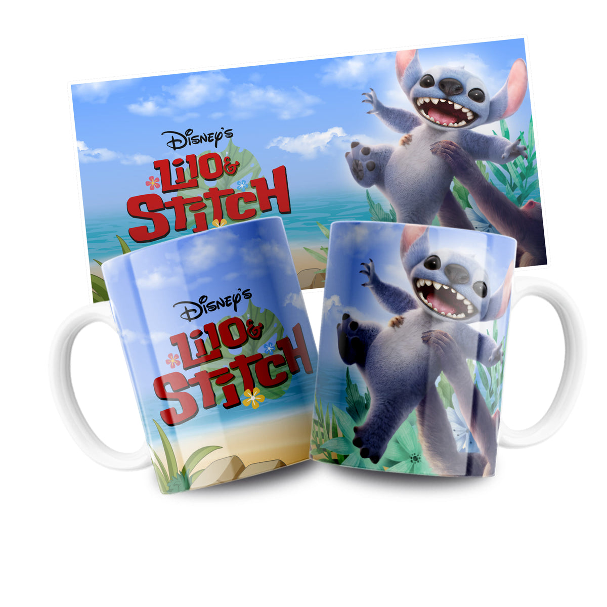 Taza Lilo & Stitch + Caja Temática · Diseño 359