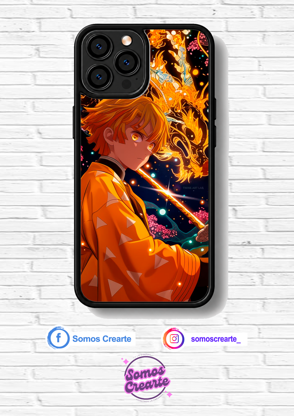 Carcasa Demon Slayer · Diseño 582