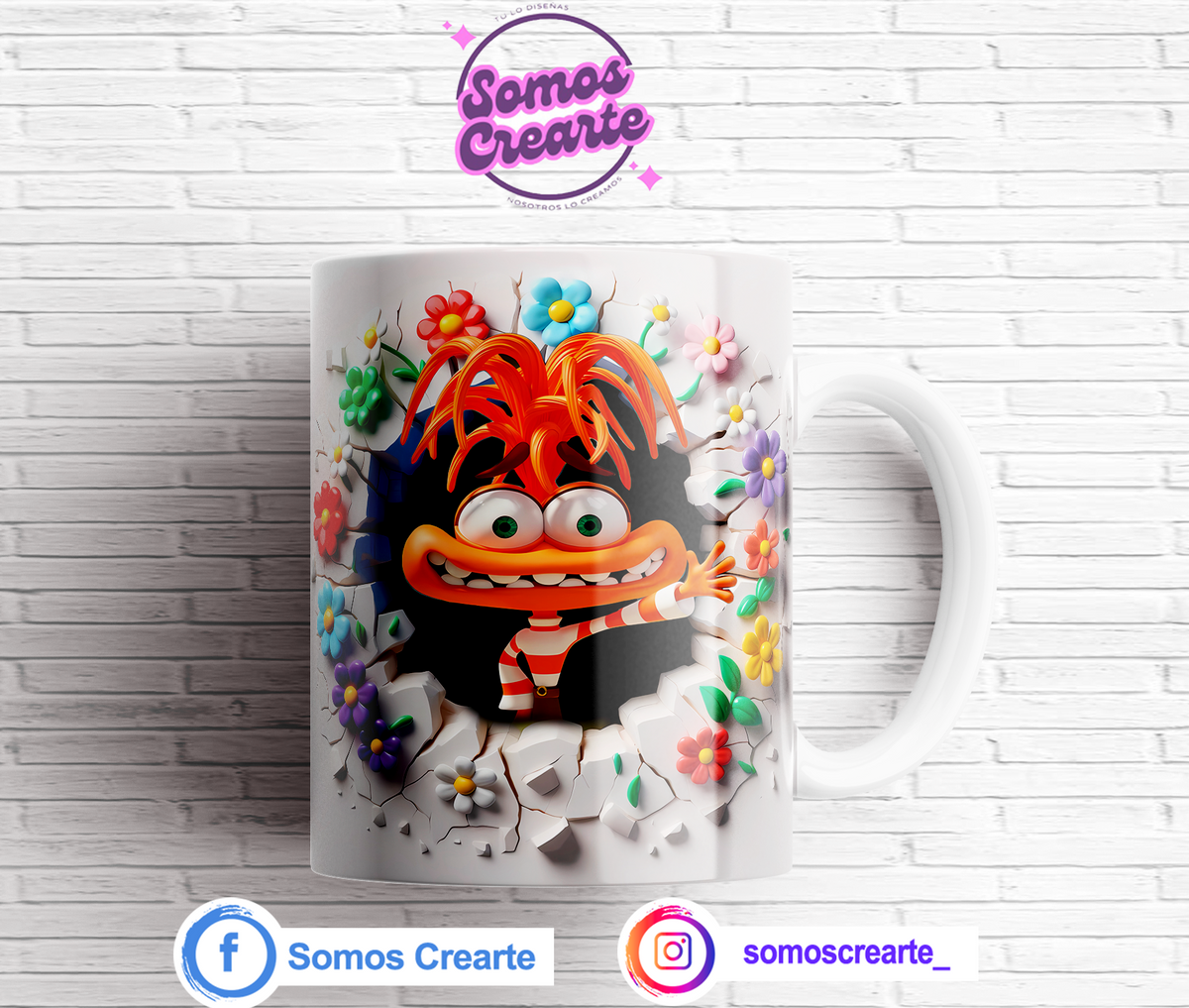Taza Intensamente Ansiedad + Caja Temática · Diseño 377