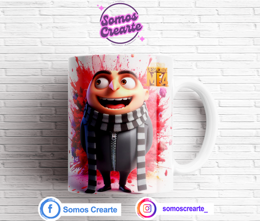 Taza Mi Villano Favorito + Caja Temática · Diseño 500