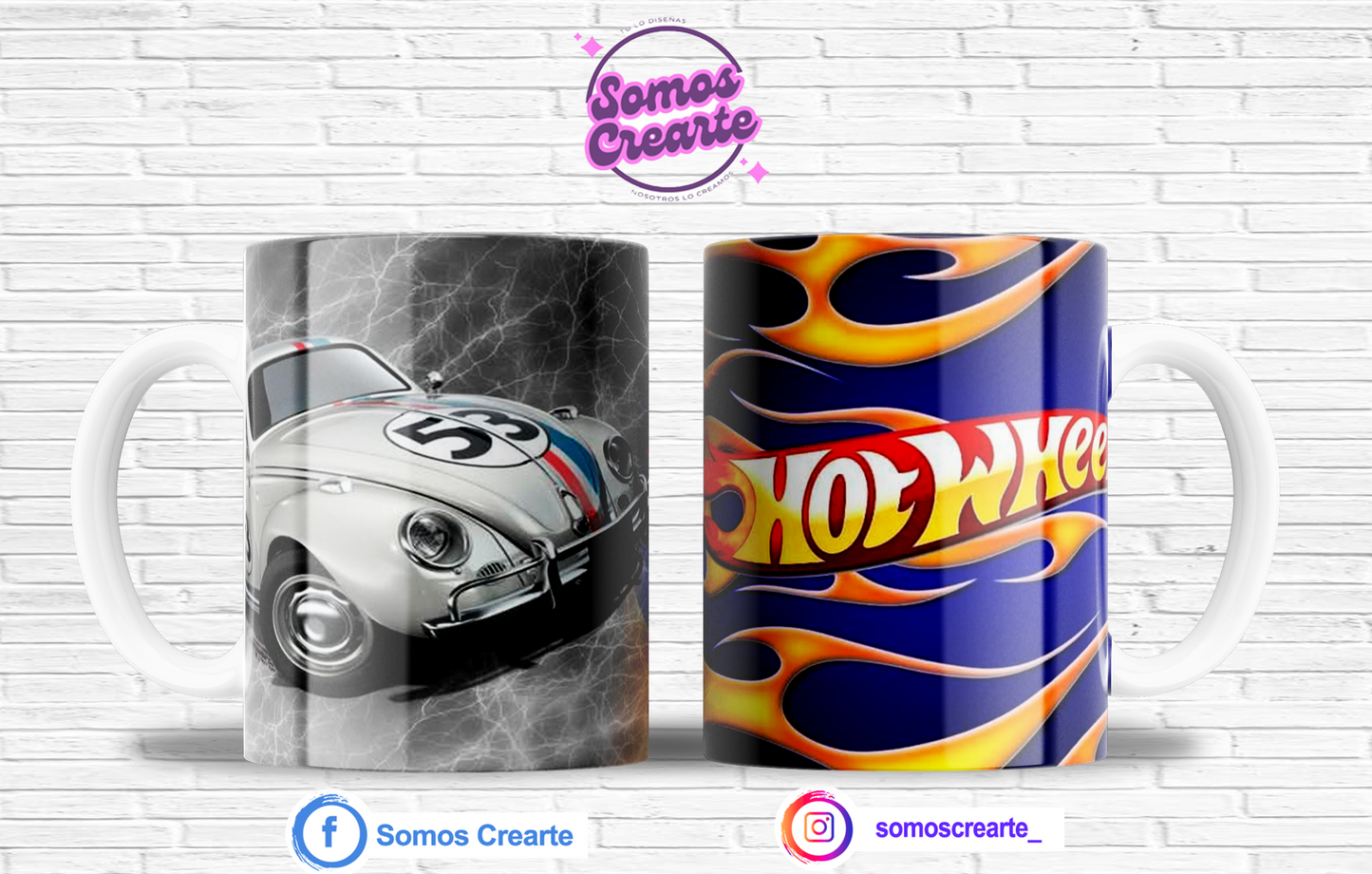Taza Hot Wheels con caja temática , Código 244