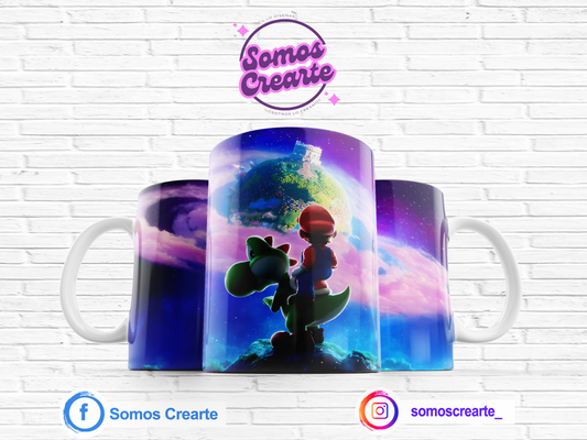 Taza Super Mario Bros + Caja Temática · Diseño 171