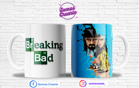 Taza Breaking Bad + Caja Temática · Diseño 474