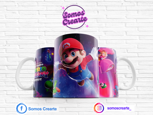 Taza Super Mario Bros + Caja Temática · Diseño 172