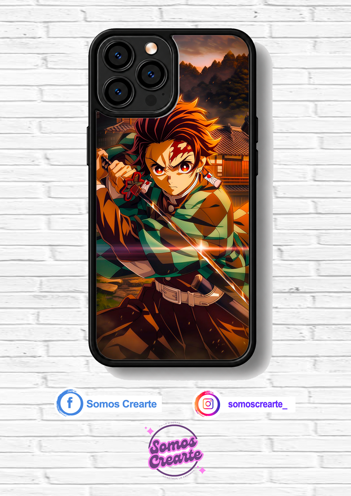Carcasa Demon Slayer · Diseño 584