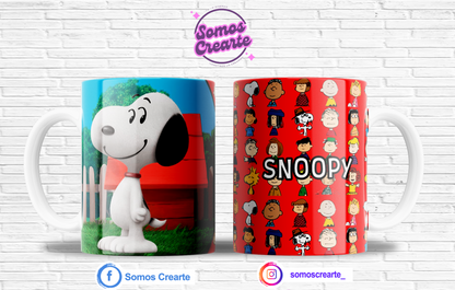 Taza Snoopy + Caja Temática · Diseño 080