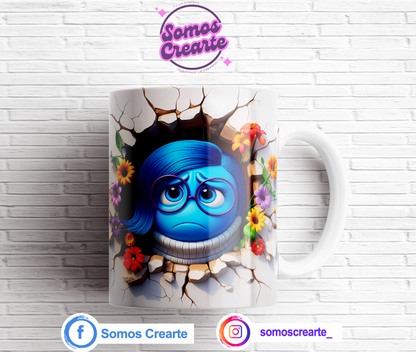 Taza Intensamente Tristeza + Caja Temática · Diseño 378