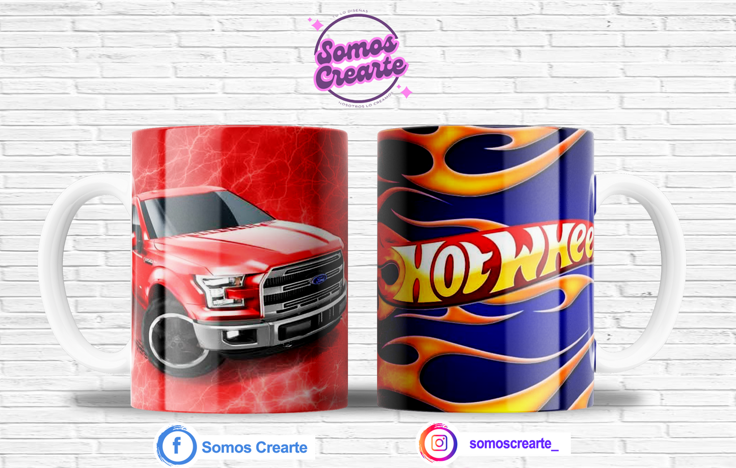 Taza Hot Wheels con caja temática , Código 245