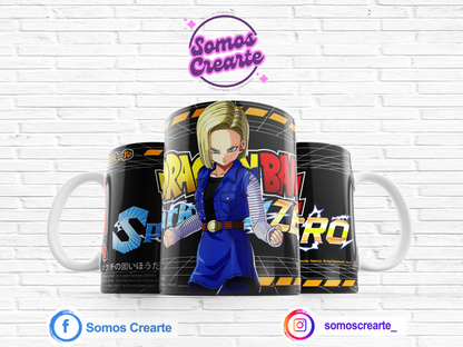 Taza Dragon Ball + Caja Temática · Diseño 015