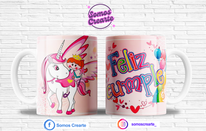 Taza Cumpleaños + Caja Temática · Diseño 413