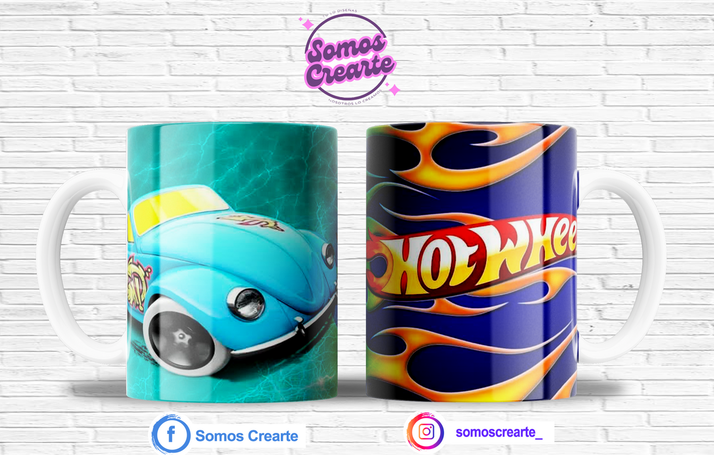 Taza Hot Wheels con caja temática , Código 246