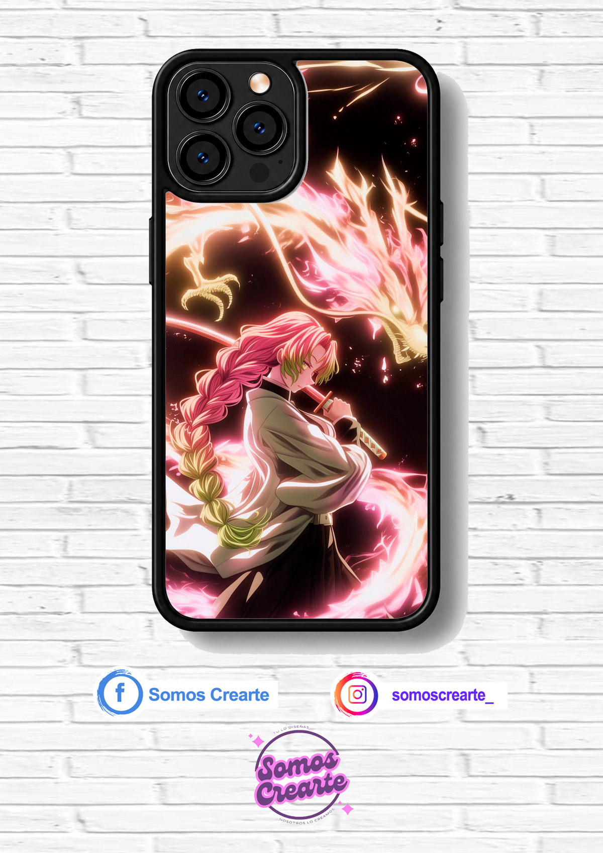 Carcasa Demon Slayer · Diseño 585