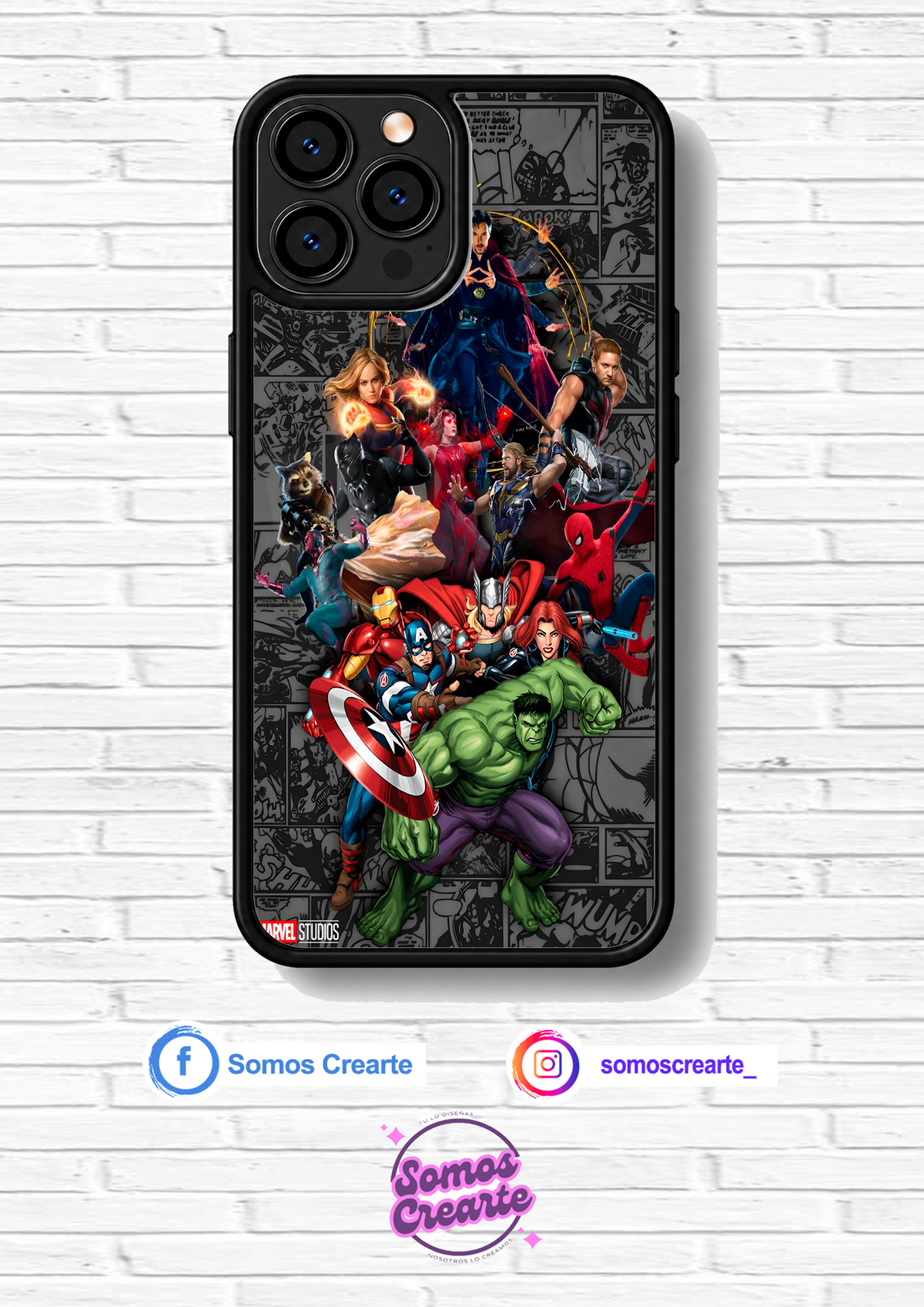 Carcasa Superhéroes · Diseño 762