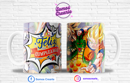 Taza Cumpleaños + Caja Temática · Diseño 414