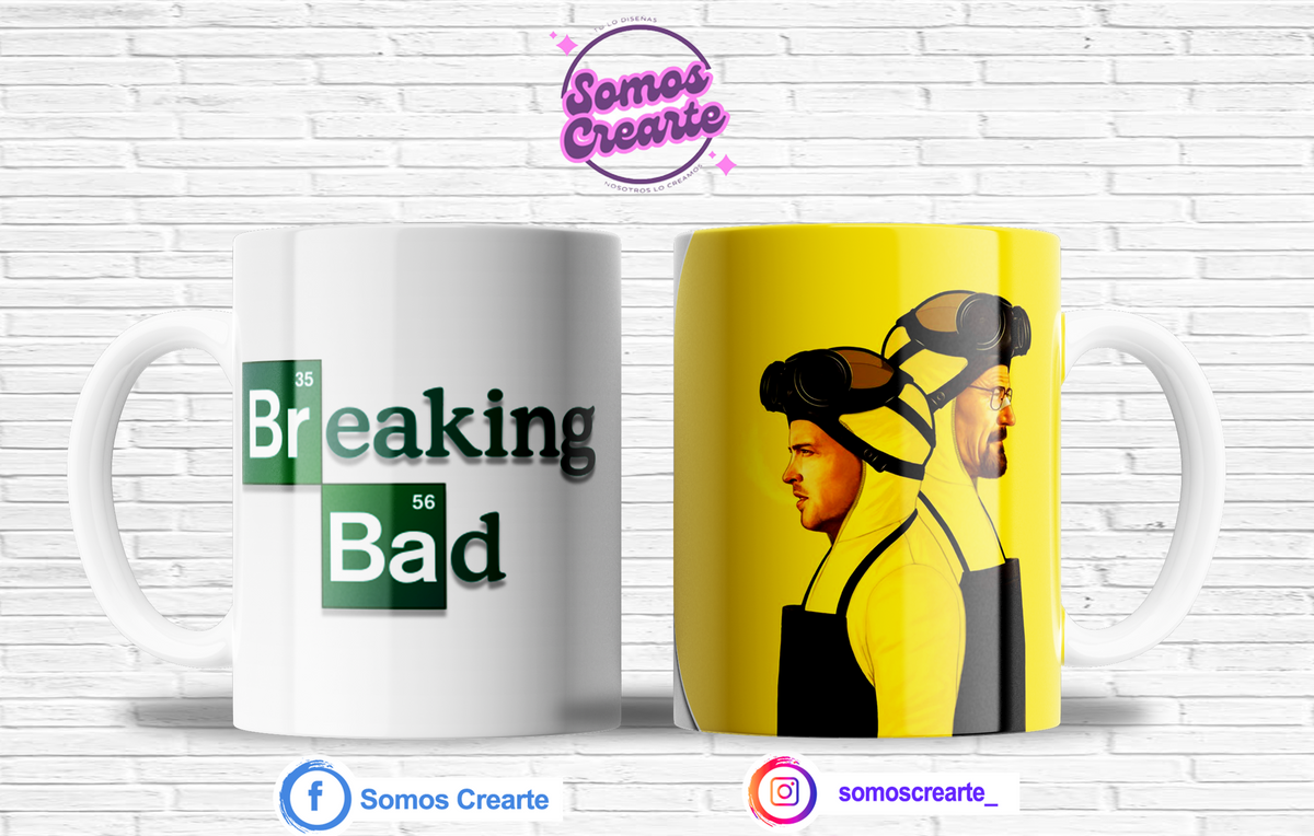 Taza Breaking Bad + Caja Temática · Diseño 475