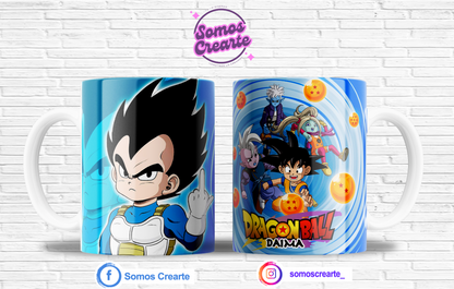 Taza Dragon Ball + Caja Temática · Diseño 017