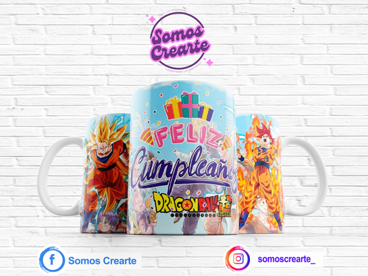 Taza Cumpleaños + Caja Temática · Diseño 415