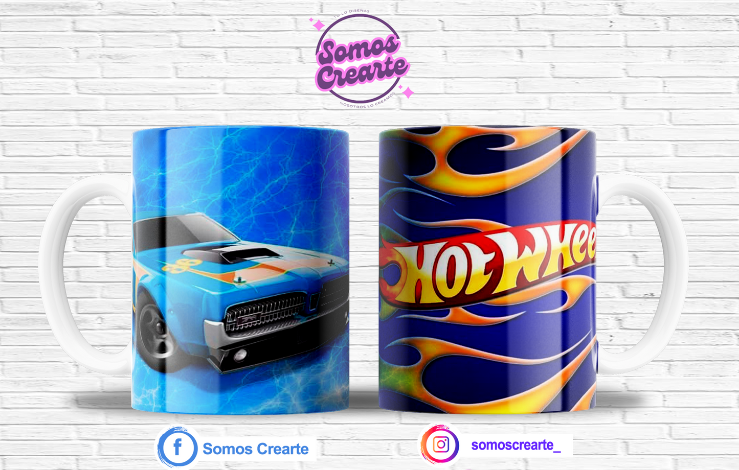 Taza Hot Wheels con caja temática , Código 249