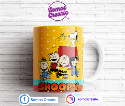 Taza Snoopy + Caja Temática · Diseño 084