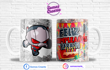 Taza Cumpleaños + Caja Temática · Diseño 416