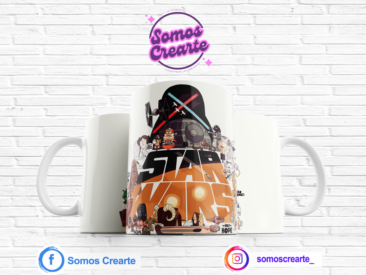 Taza Star Wars con caja temática , Código 309