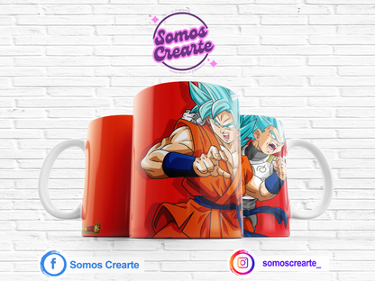 Taza Dragon Ball + Caja Temática · Diseño 019