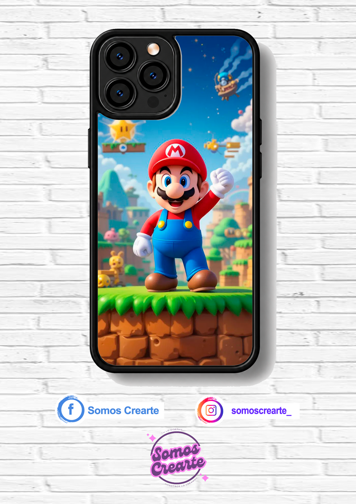 Carcasa Super Mario · Diseño 743