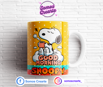 Taza Snoopy + Caja Temática · Diseño 085
