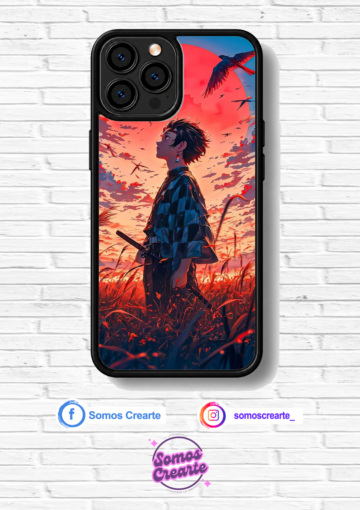Carcasa Demon Slayer · Diseño 588